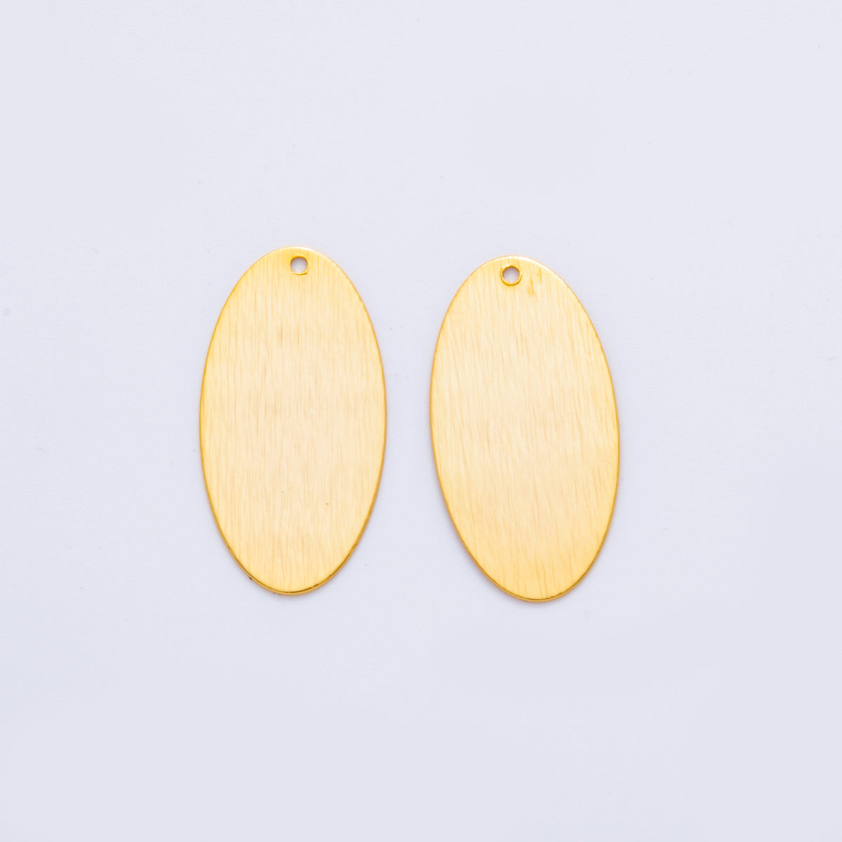 18K Gold Filled 30mm Lined Sphere Minimalist Thin Charm Finding | Z1193