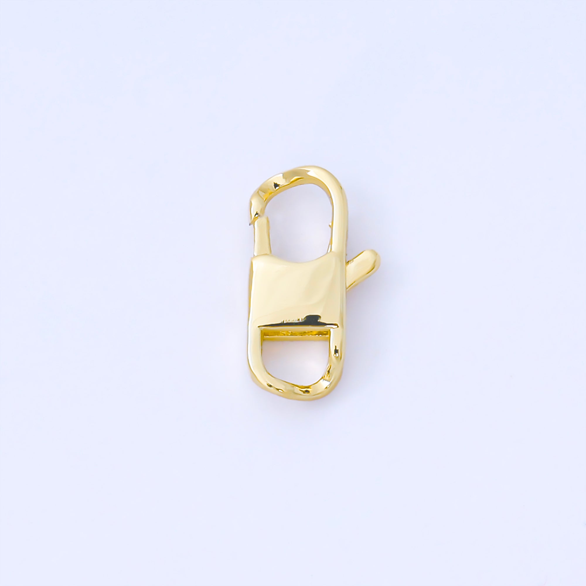 14K Gold Filled 14.5mm Minimalist Lobster Clasp Open Charm Finding | Z1343 Z1344