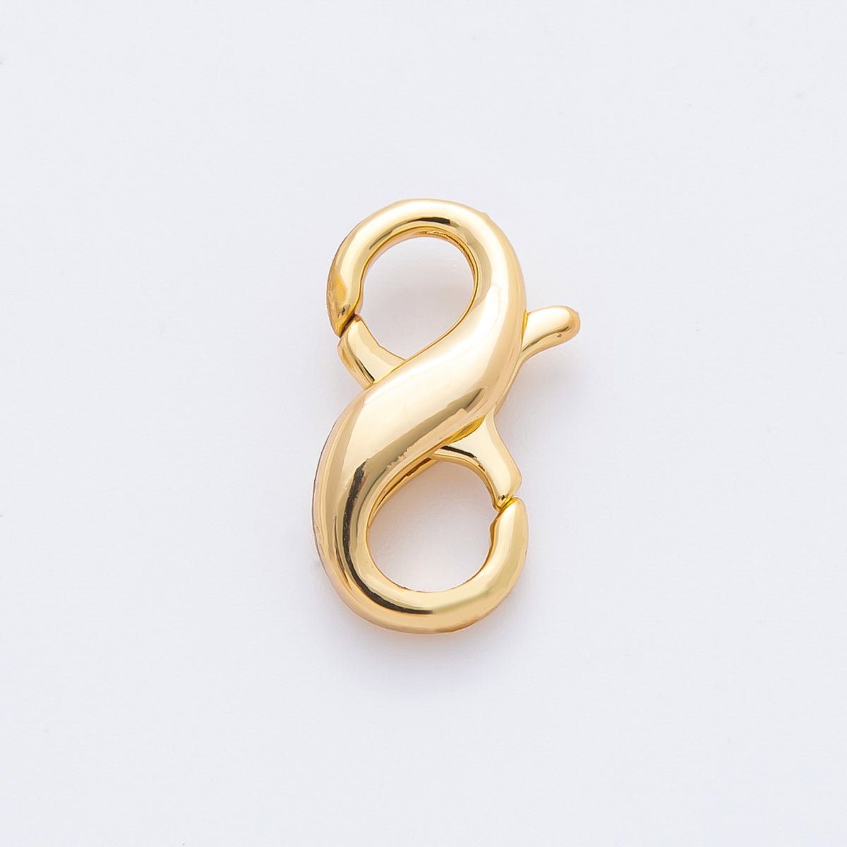 18K Gold Filled 16mm Infinity Double Thick Lobster Clasp Closure Finding | Z1420