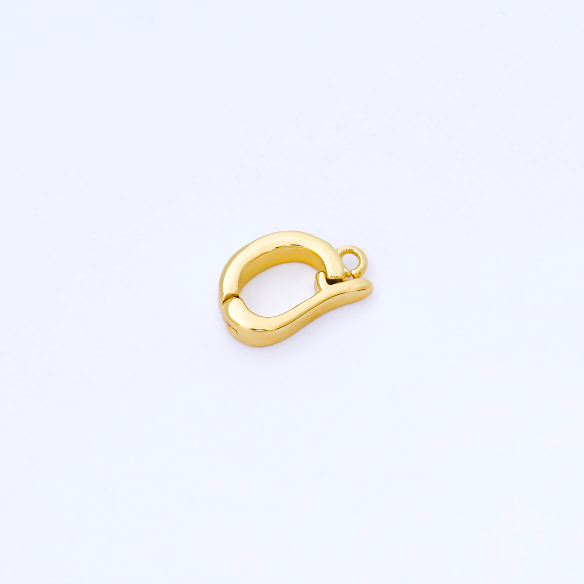 24K Gold Filled Bail Enhancer Minimalist Charm Holder Hinged Bail Z1491