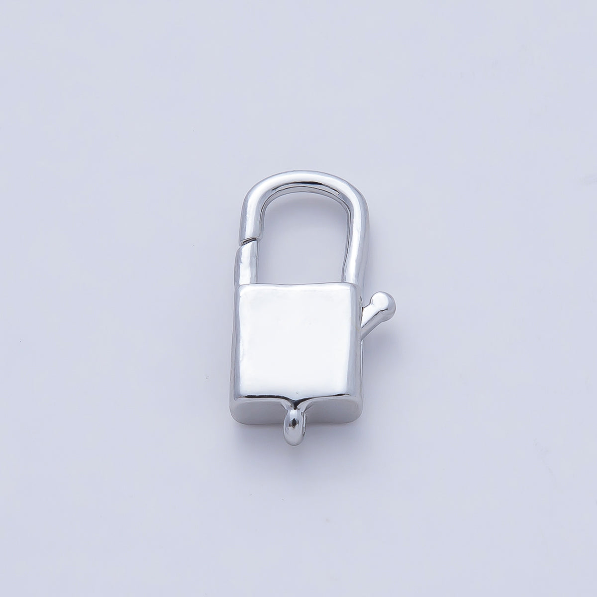 18K Gold Filled 18mm Rectangular Padlock Lobster Claw Clasps Finding in Gold & Silver | Z1417 Z1615