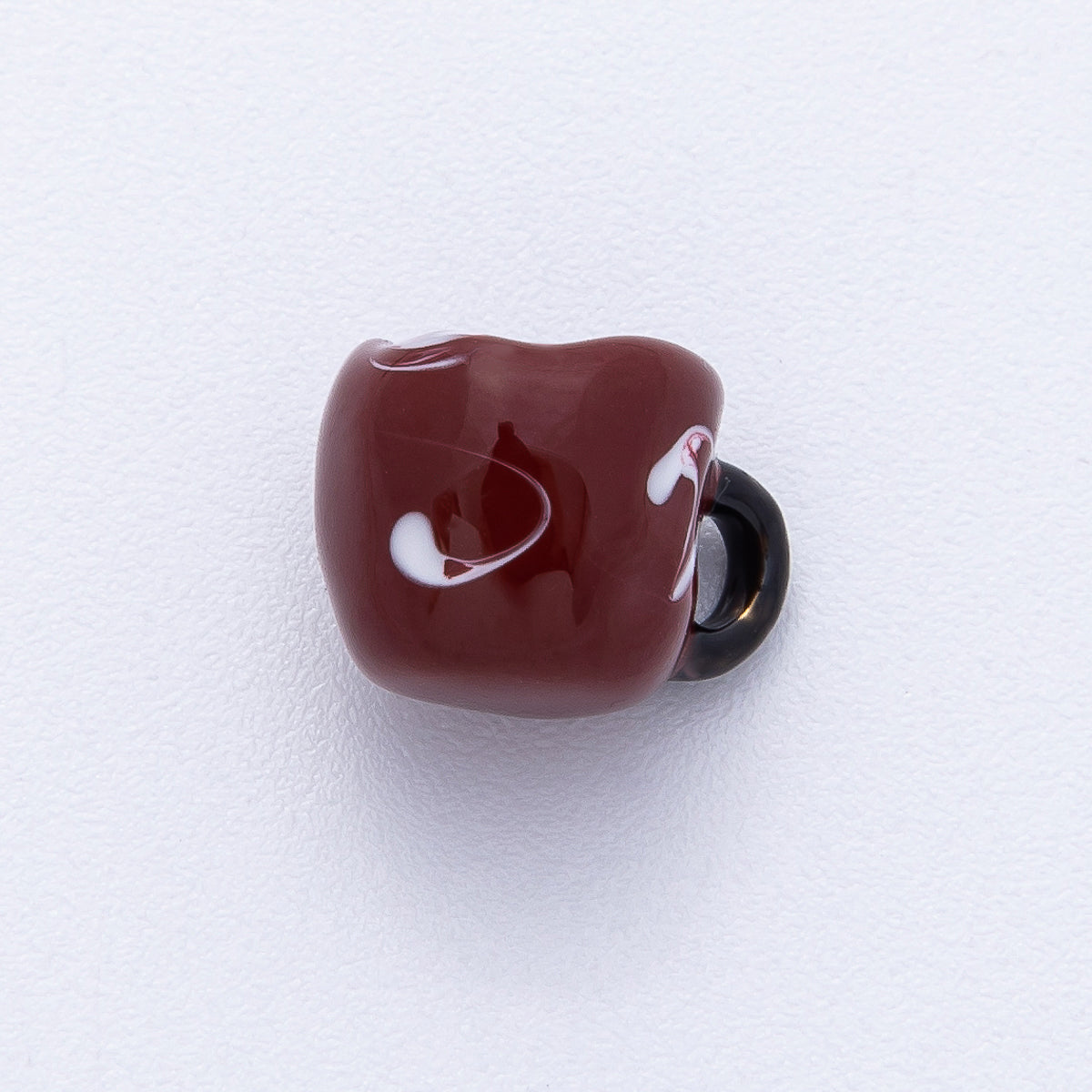 Brown, Red Enamel Ceramic Porcelain Fall Coffee Cup Mug Finding | Z1650