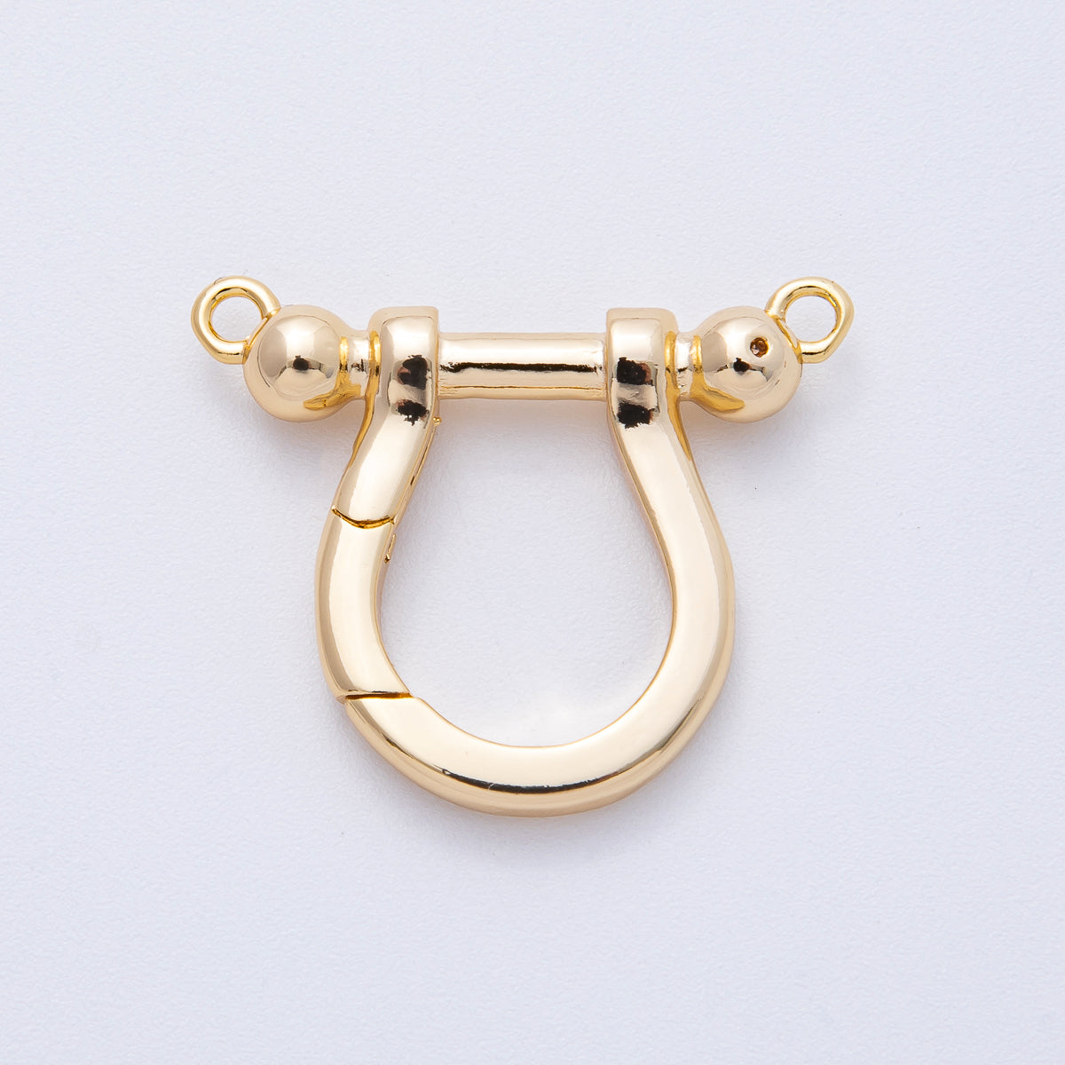 18K Gold Filled 26.5mm Anchor Shackle Push Clasps Finding in Gold & Silver | Z1651