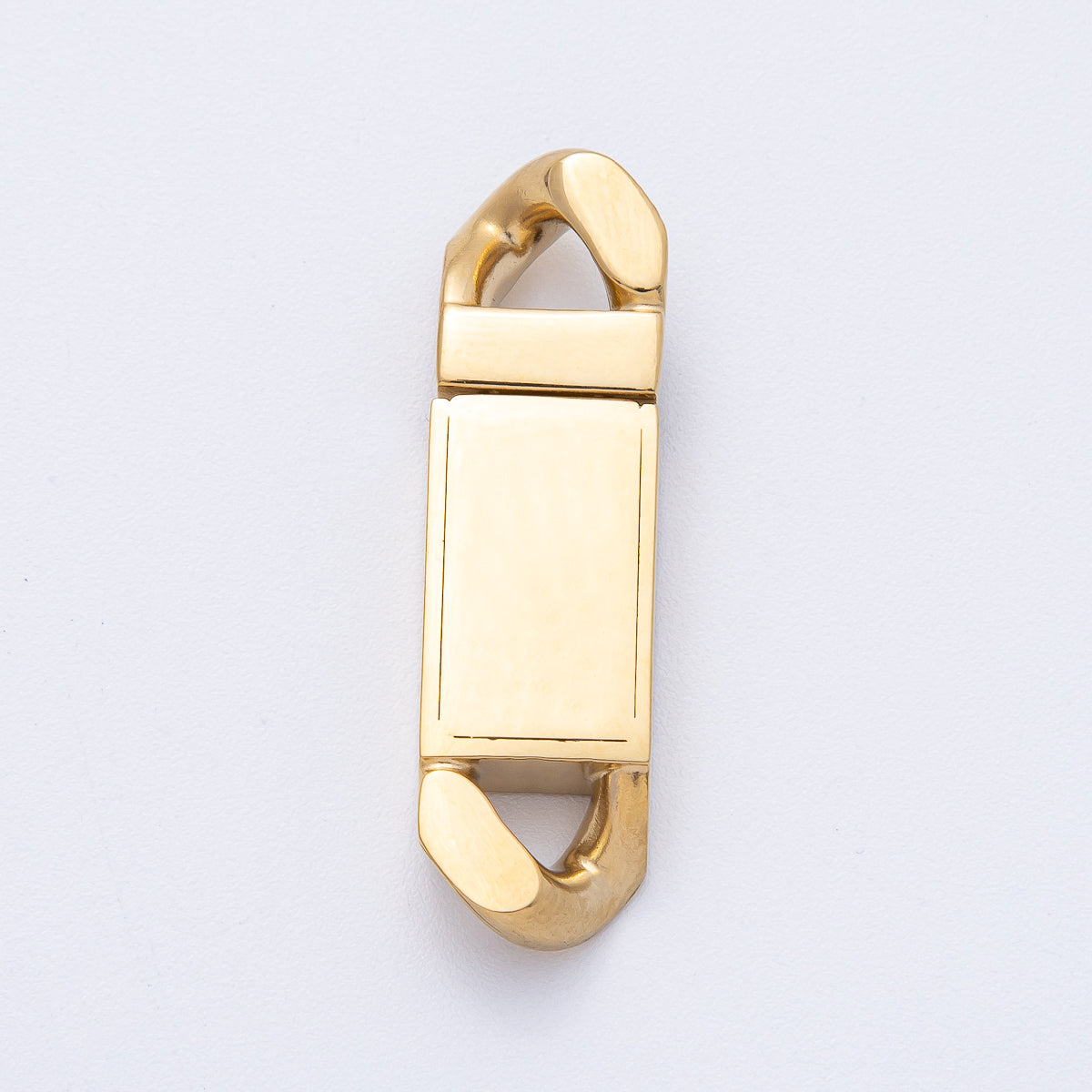 Stainless Steel 30.5mm, 40.5mm Minimalist Curb Chain Insert Clasps Closure Finding | Z1660 Z1661