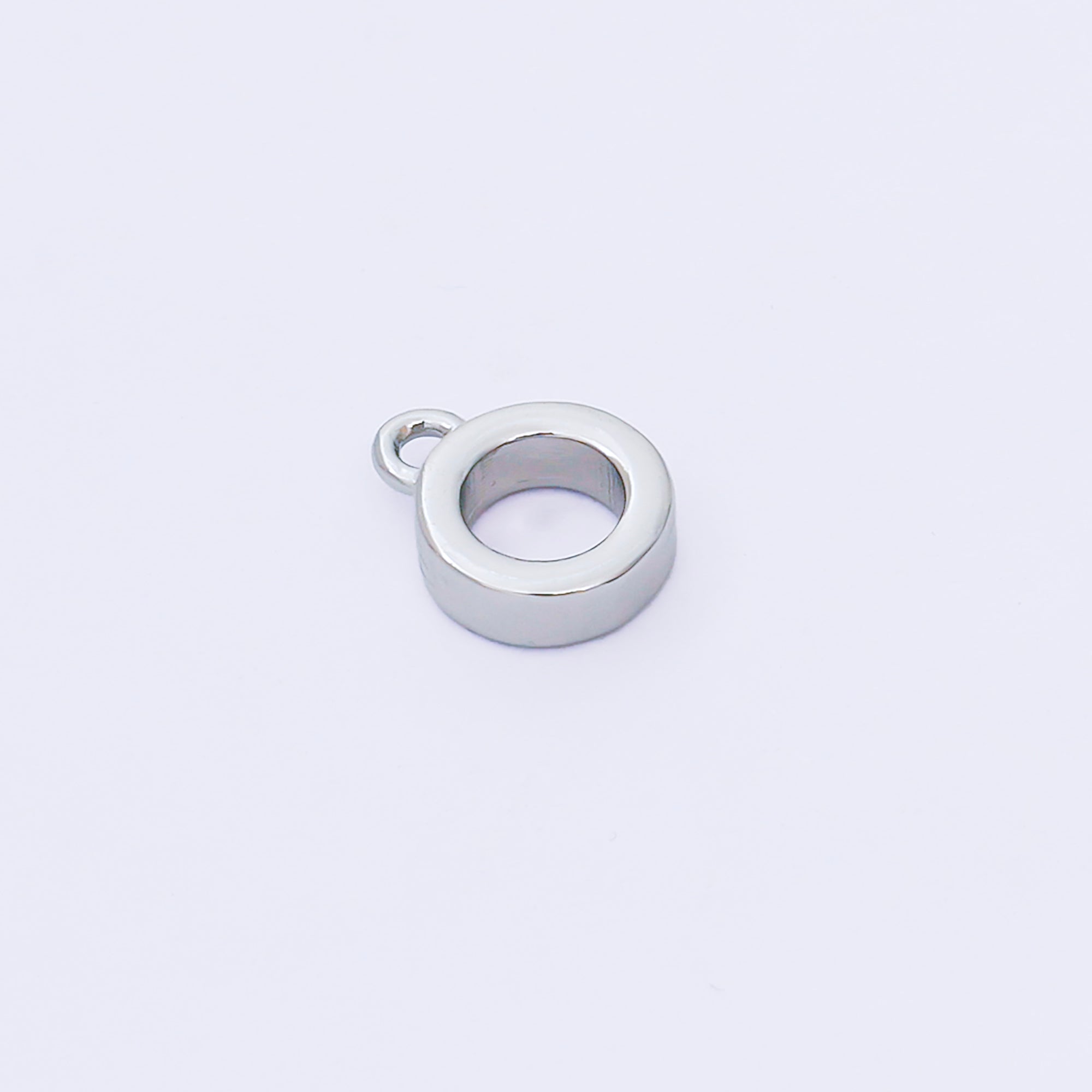 Silver 9mm Minimalist Round Open Closure Findings by Set | Z970