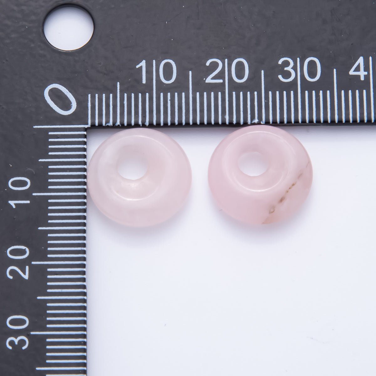 Amethyst, Carnelian, Quartz Donut Rondelle Stone Spacer Beads | ZA1222 - ZA1226 - DLUXCA