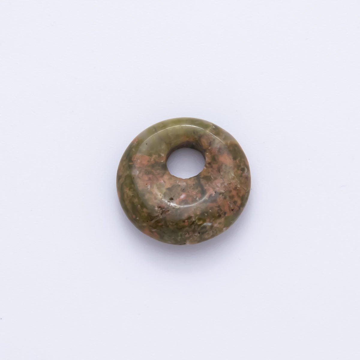 Amethyst, Carnelian, Quartz Donut Rondelle Stone Spacer Beads | ZA1222 - ZA1226 - DLUXCA