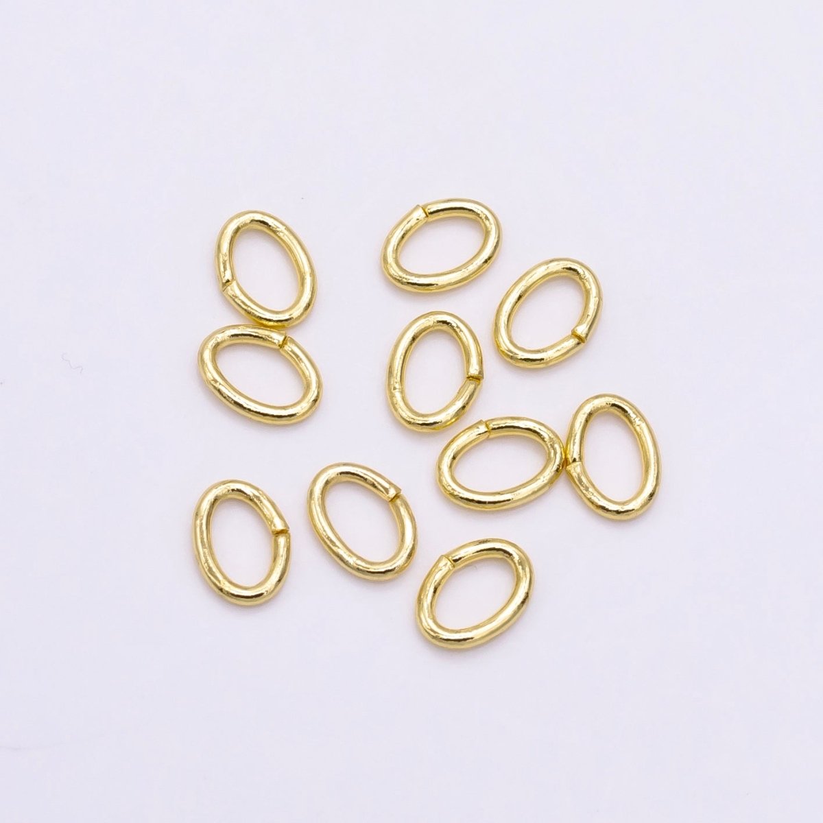 Bag Circle Soldered Gold Jump Rings Supply Findings For Jewelry Making Z - 853 - DLUXCA