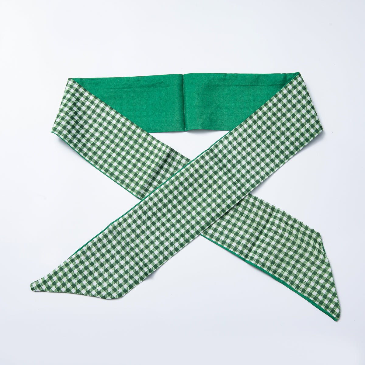 Brown Leaf, Red, Blue 73mm Soft Faux Silk Bandana Scarf Necklace | WA - 1758 - DLUXCA