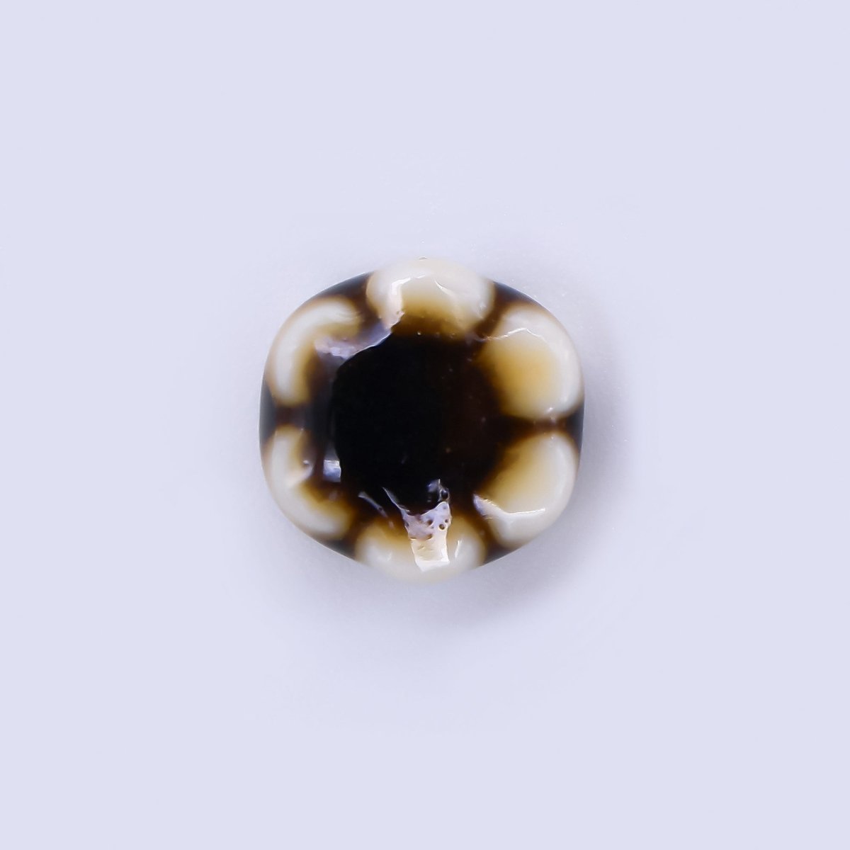 Ceramic Art Colorful 6 - Petals Blooming Flower Bead Spacer | B - 583 - B - 585, B - 598 - B - 600 - DLUXCA