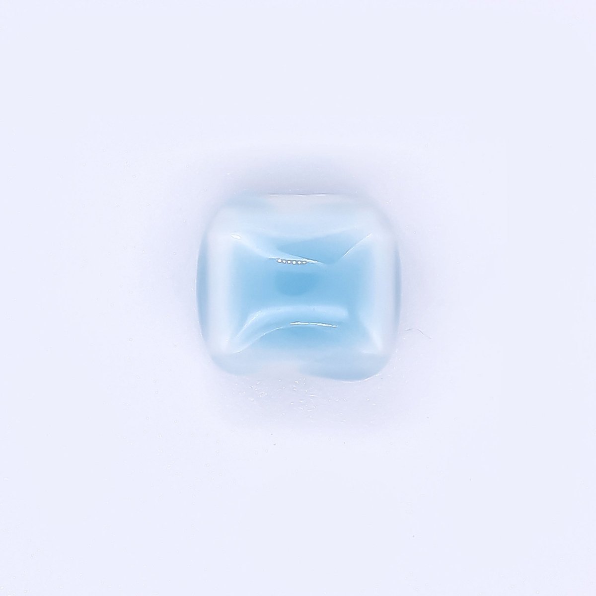 Ceramic Art Colorful Cushion Square Shaped Bead Spacer | B - 673 B - 675 B - 677 B - 678 B - 680 B - 681 B - 685 B - 686 - DLUXCA