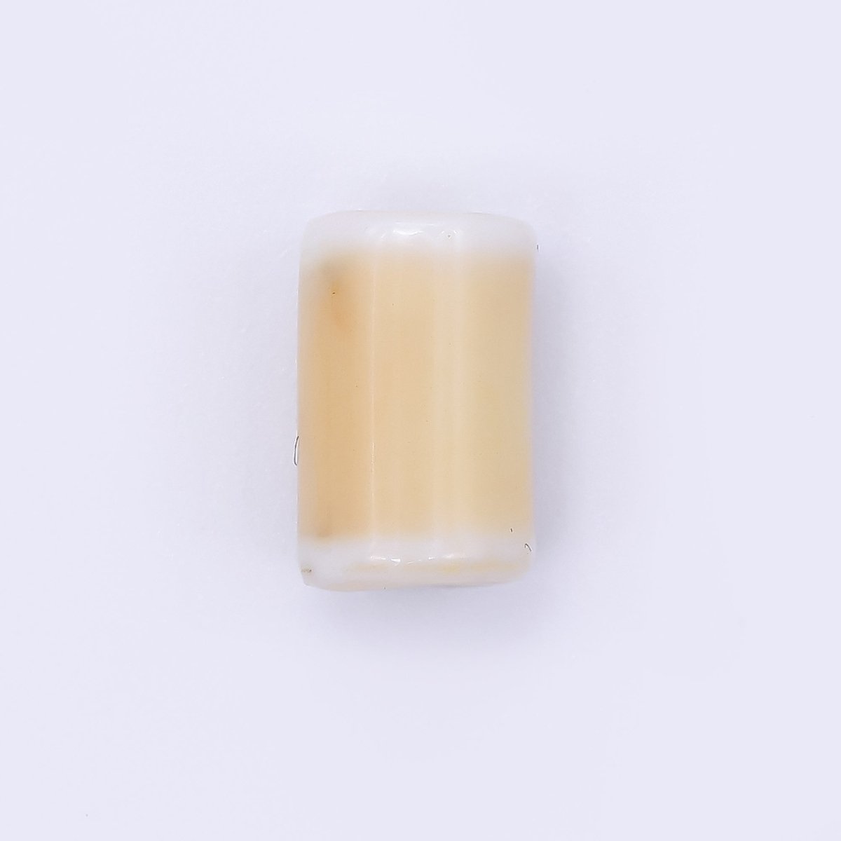 Ceramic Art Colorful Cylinder Tube Bead Spacer | B - 664, B - 666 - B - 668, B - 672 - DLUXCA