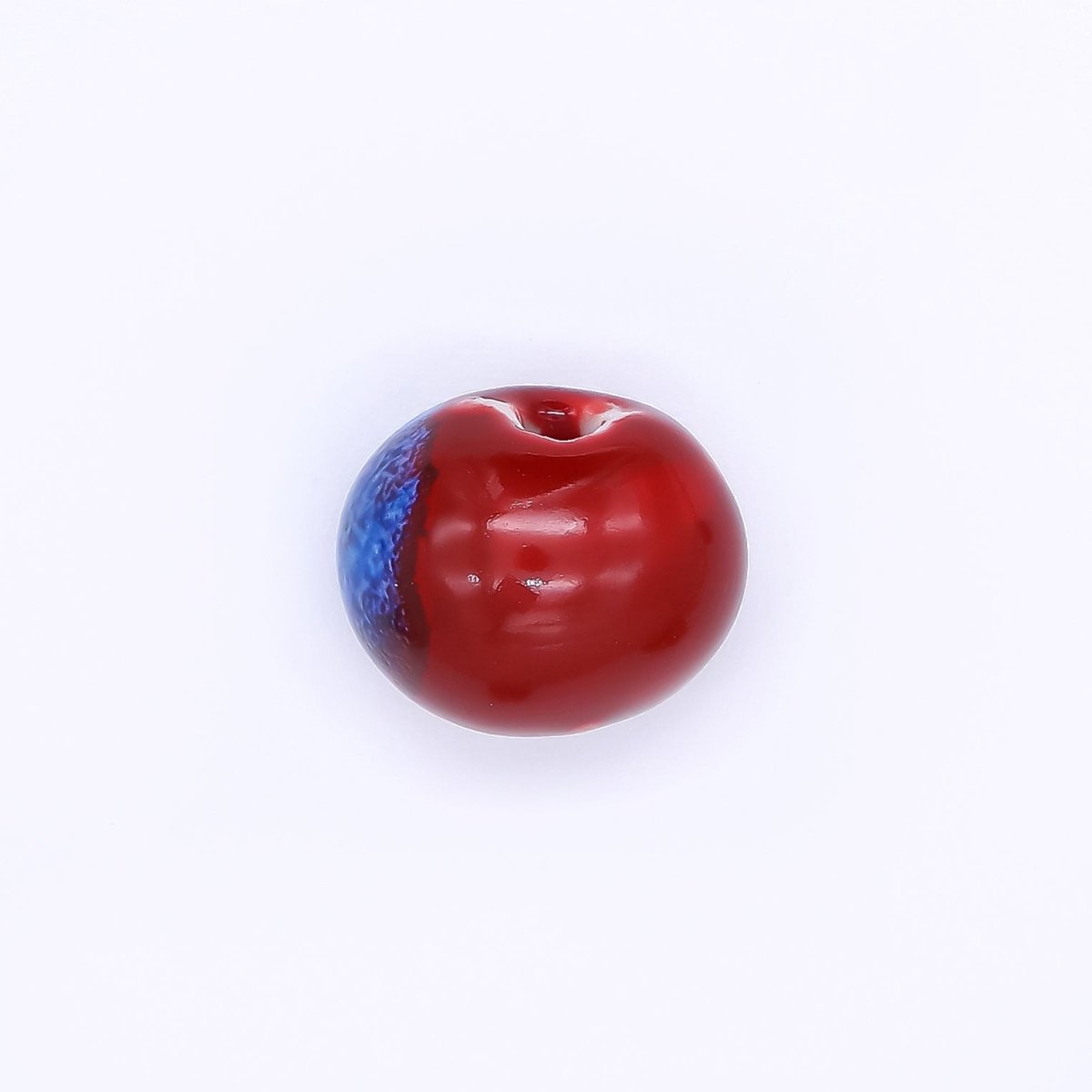 Ceramic Art Colorful Donut with Small Hole Bead Spacer | B - 551, B - 566 - B - 569, B - 575 B - 576 - DLUXCA