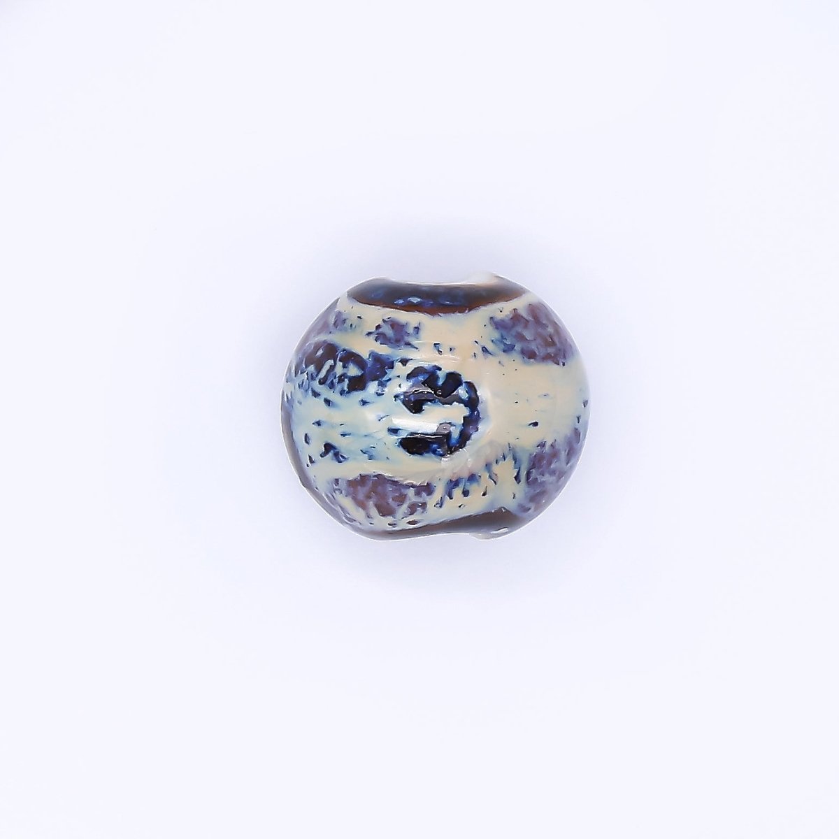 Ceramic Art Colorful Donut with Small Hole Bead Spacer | B - 551, B - 566 - B - 569, B - 575 B - 576 - DLUXCA