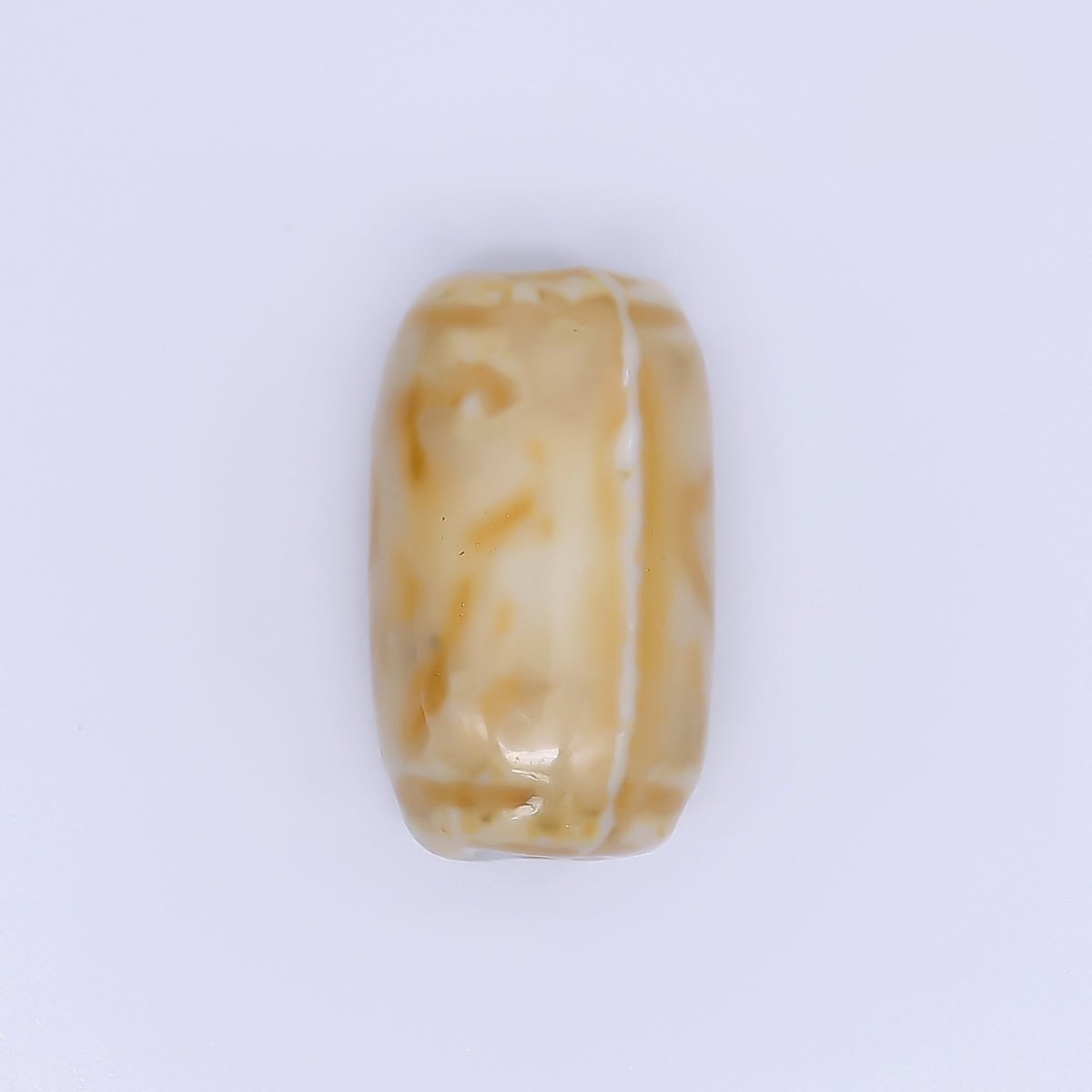 Ceramic Art Colorful Glazed Barrel Cylinders Bead Spacer | B - 878 - B - 880, B - 904 B - 907 B - 925 - DLUXCA