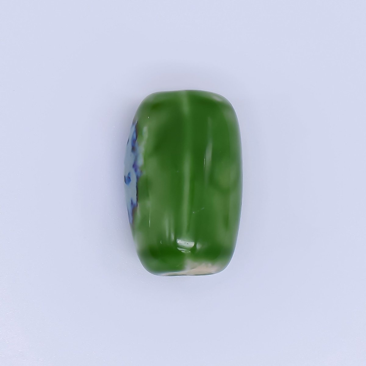 Ceramic Art Colorful Glazed Barrel Cylinders Bead Spacer | B - 878 - B - 880, B - 904 B - 907 B - 925 - DLUXCA