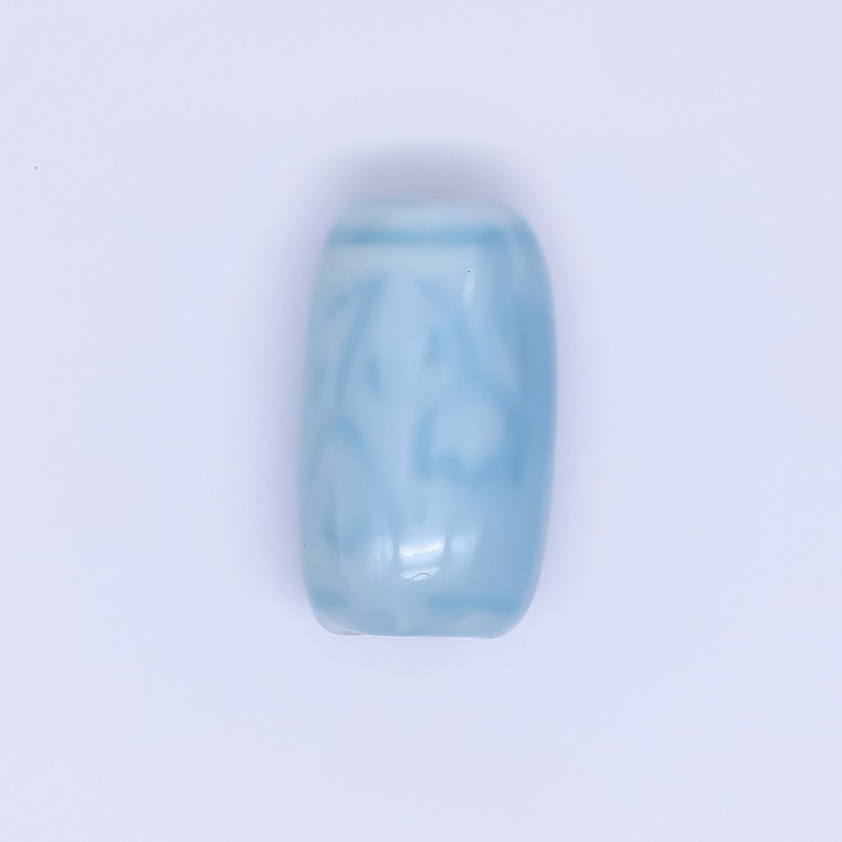 Ceramic Art Colorful Glazed Barrel Cylinders Bead Spacer | B - 878 - B - 880, B - 904 B - 907 B - 925 - DLUXCA