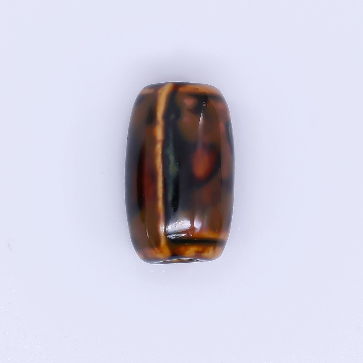 Ceramic Art Colorful Glazed Barrel Cylinders Bead Spacer | B - 878 - B - 880, B - 904 B - 907 B - 925 - DLUXCA