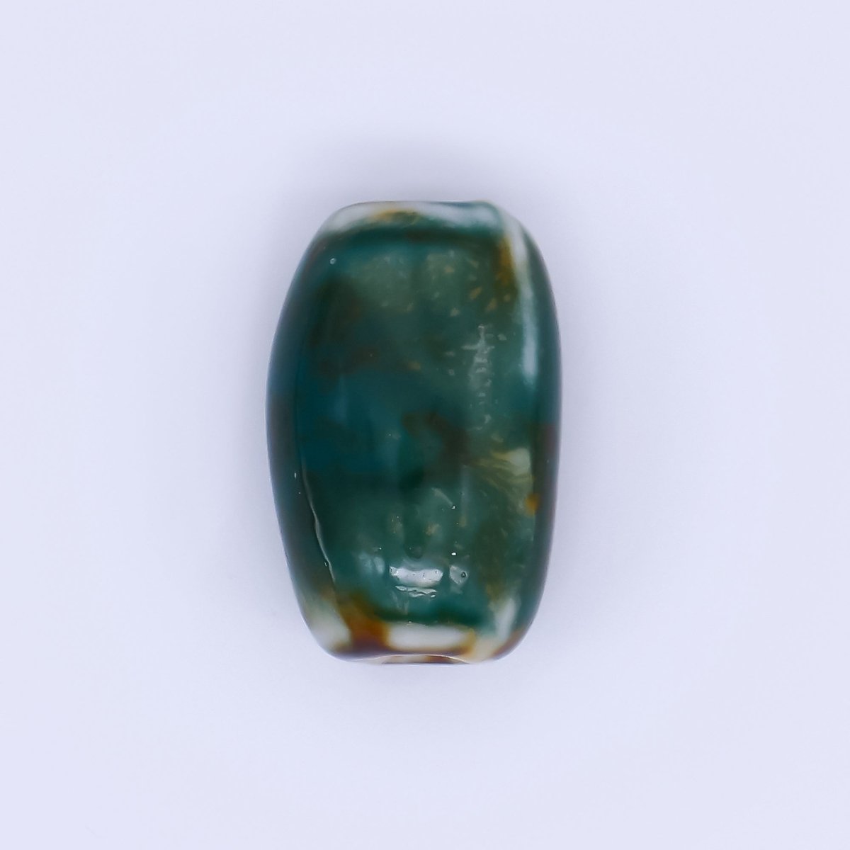 Ceramic Art Colorful Glazed Barrel Cylinders Bead Spacer | B - 878 - B - 880, B - 904 B - 907 B - 925 - DLUXCA