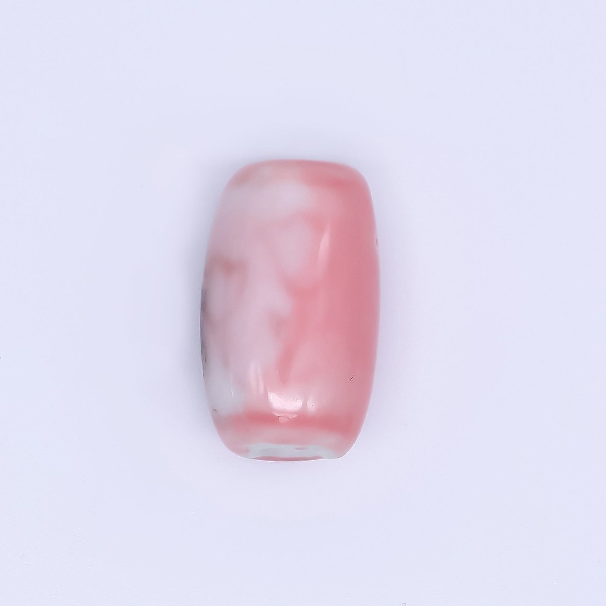 Ceramic Art Colorful Glazed Barrel Cylinders Bead Spacer | B - 878 - B - 880, B - 904 B - 907 B - 925 - DLUXCA