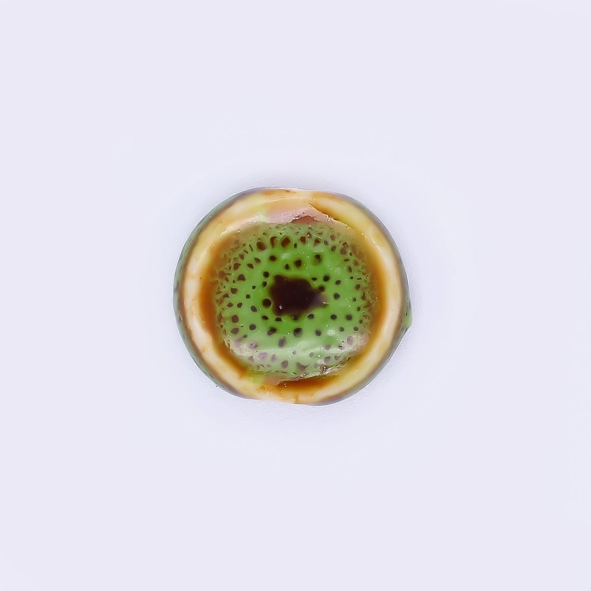 Ceramic Art Colorful Glazed Round Pebbles Bead Spacer | B - 035 B - 043 B - 047 B - 066 B - 086 B - 093 B - 113 B - 126 B - 152 - DLUXCA