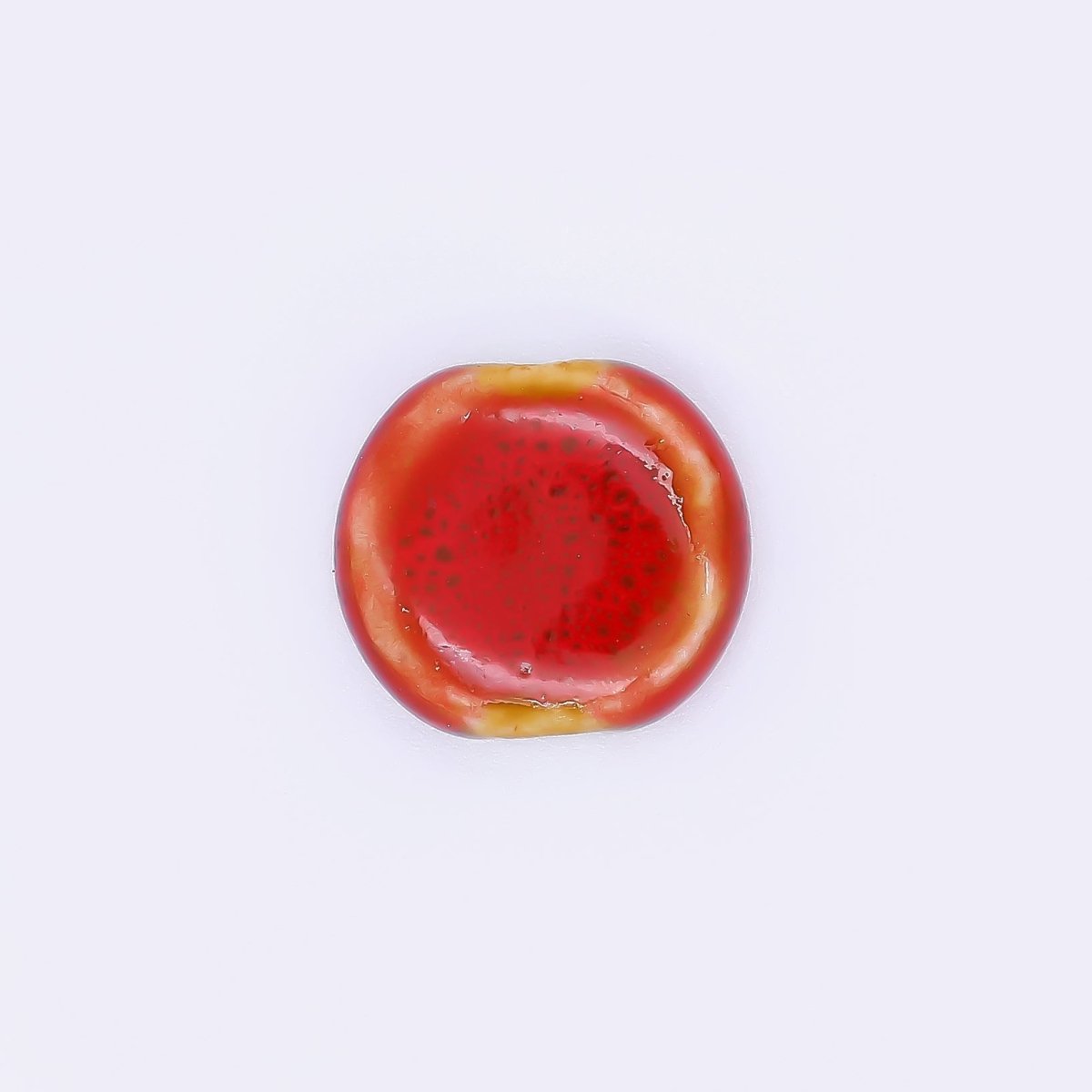 Ceramic Art Colorful Glazed Round Pebbles Bead Spacer | B - 035 B - 043 B - 047 B - 066 B - 086 B - 093 B - 113 B - 126 B - 152 - DLUXCA