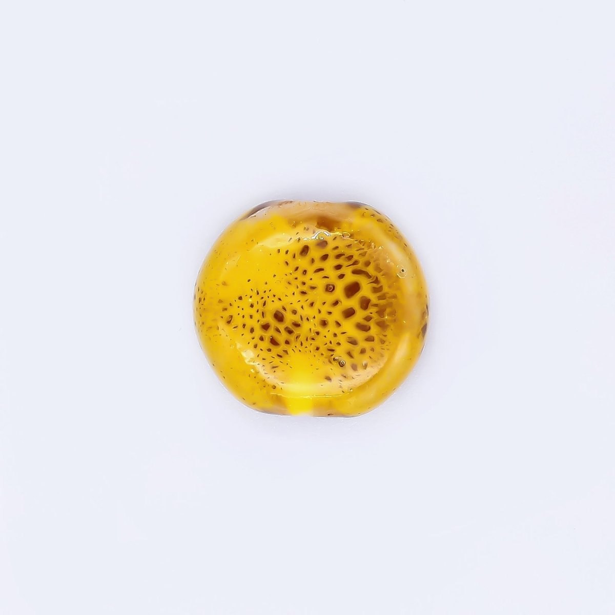 Ceramic Art Colorful Glazed Round Pebbles Bead Spacer | B - 035 B - 043 B - 047 B - 066 B - 086 B - 093 B - 113 B - 126 B - 152 - DLUXCA
