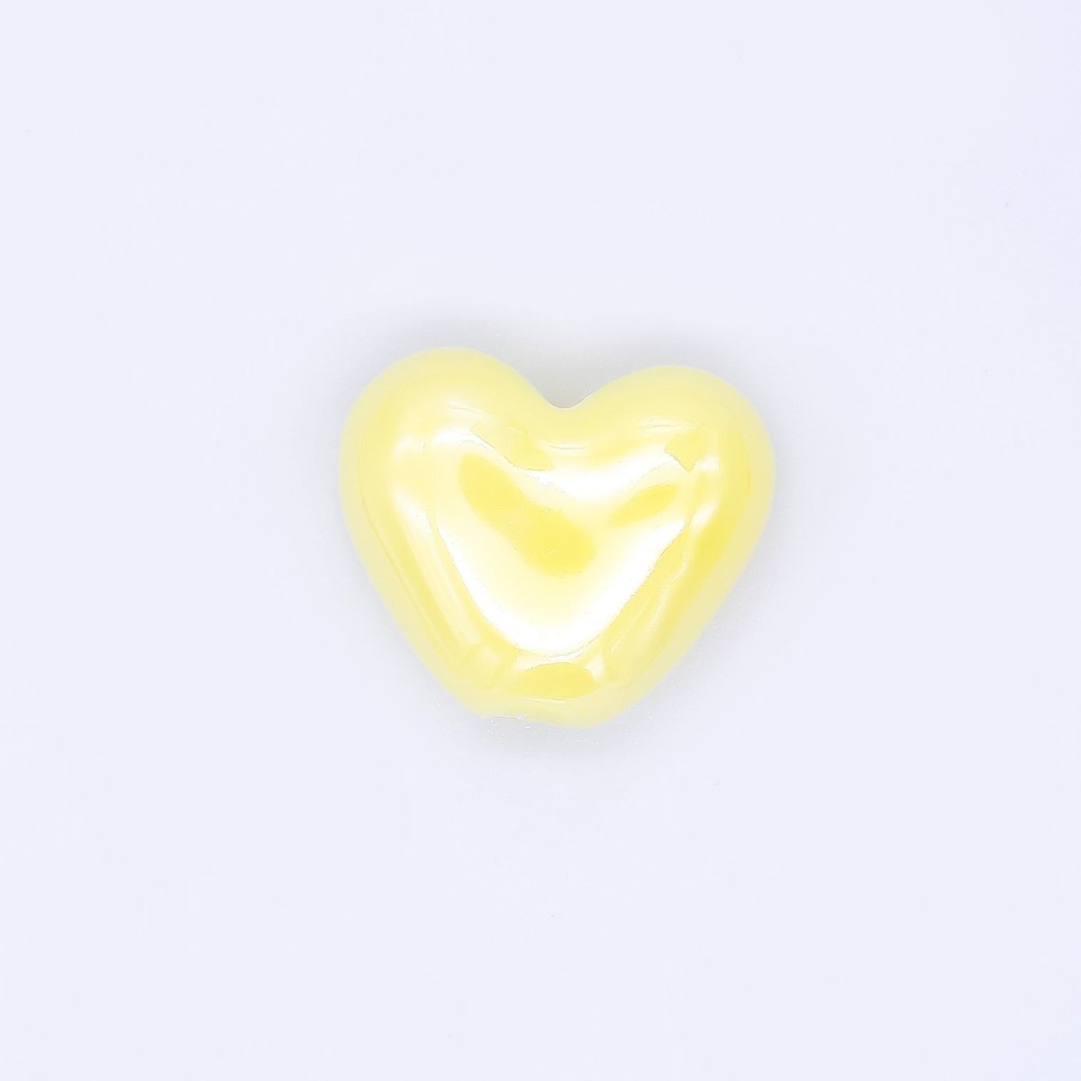 Ceramic Art Colorful Glossy Dainty Heart Bead Spacer | B - 338 B - 339 B - 342, B - 403 - B - 407 - DLUXCA
