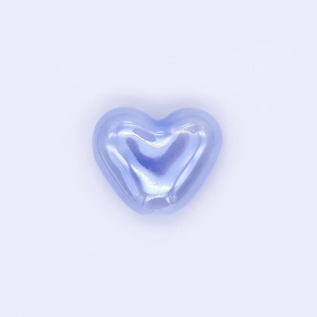Ceramic Art Colorful Glossy Dainty Heart Bead Spacer | B - 338 B - 339 B - 342, B - 403 - B - 407 - DLUXCA