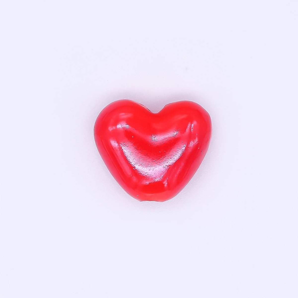 Ceramic Art Colorful Glossy Dainty Heart Bead Spacer | B - 338 B - 339 B - 342, B - 403 - B - 407 - DLUXCA