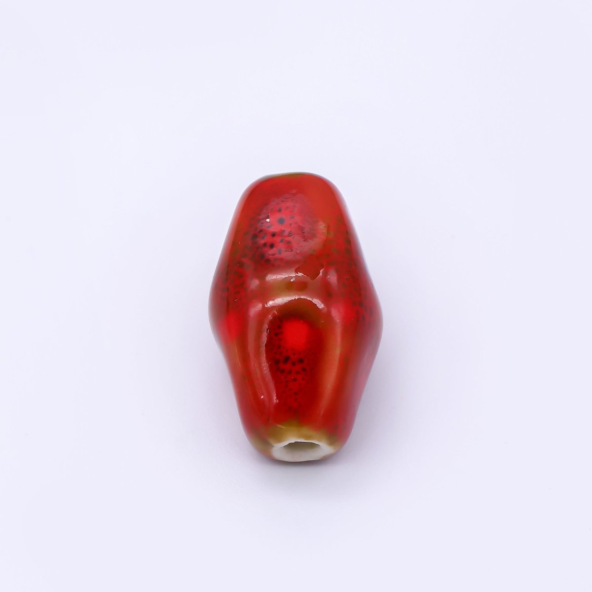 Ceramic Art Colorful Lava Pods Bead Spacer | B - 166 B - 202 B - 218 B - 270 B - 272 B - 290 B - 303 - DLUXCA