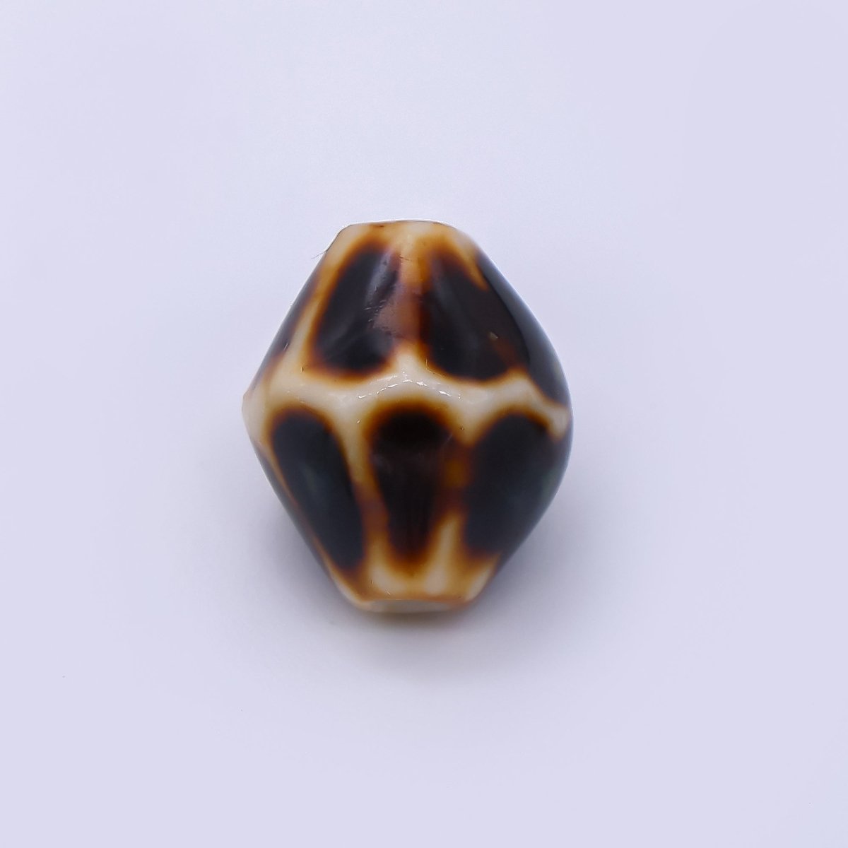 Ceramic Art Colorful Mossy Pod - Shaped Bead Spacer | B - 689 B - 691 B - 692 B - 694, B - 696 - B - 700 - DLUXCA