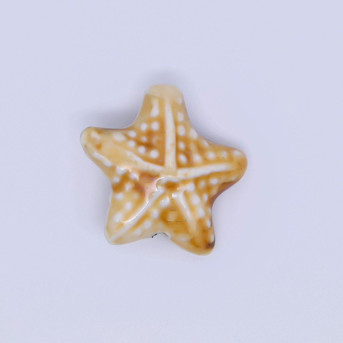 Ceramic Art Colorful Ocean Starfish Bead Spacer | B - 025 B - 026, B - 621 - B - 233, B - 625 - DLUXCA