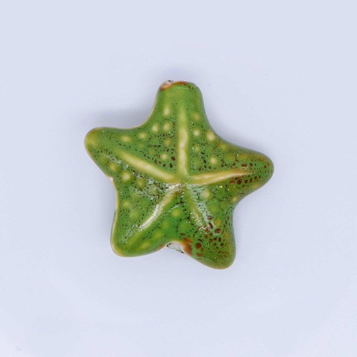 Ceramic Art Colorful Ocean Starfish Bead Spacer | B - 025 B - 026, B - 621 - B - 233, B - 625 - DLUXCA