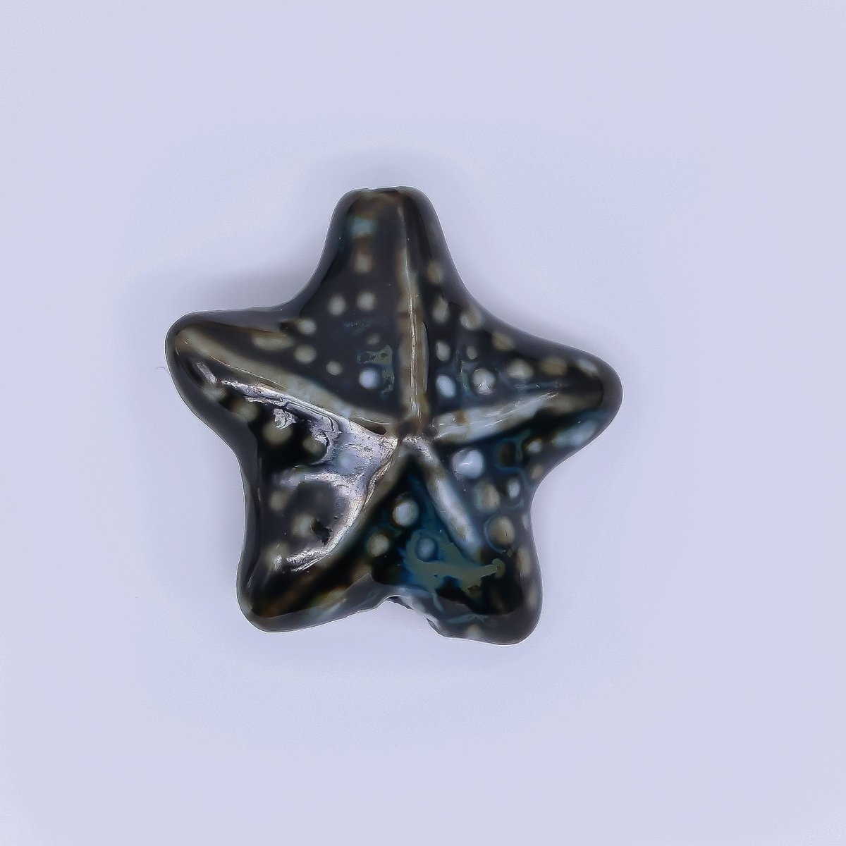 Ceramic Art Colorful Ocean Starfish Bead Spacer | B - 025 B - 026, B - 621 - B - 233, B - 625 - DLUXCA