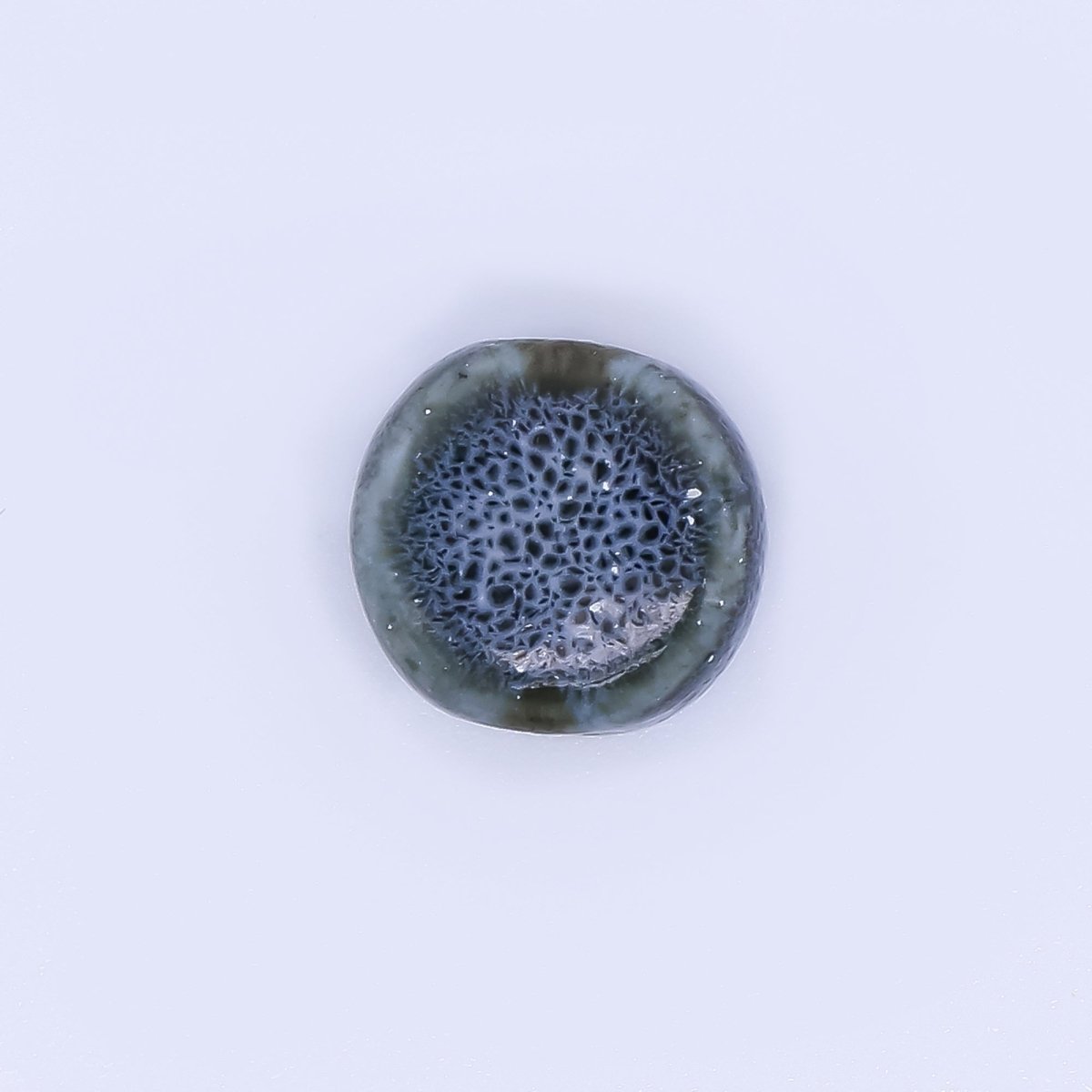 Ceramic Art Colorful Perfectly Circle Round Bead Spacer | B - 526 - B - 528, B - 535 - B - 538, B - 540 B - 541 B - 546, B - 548 - B - 550 - DLUXCA