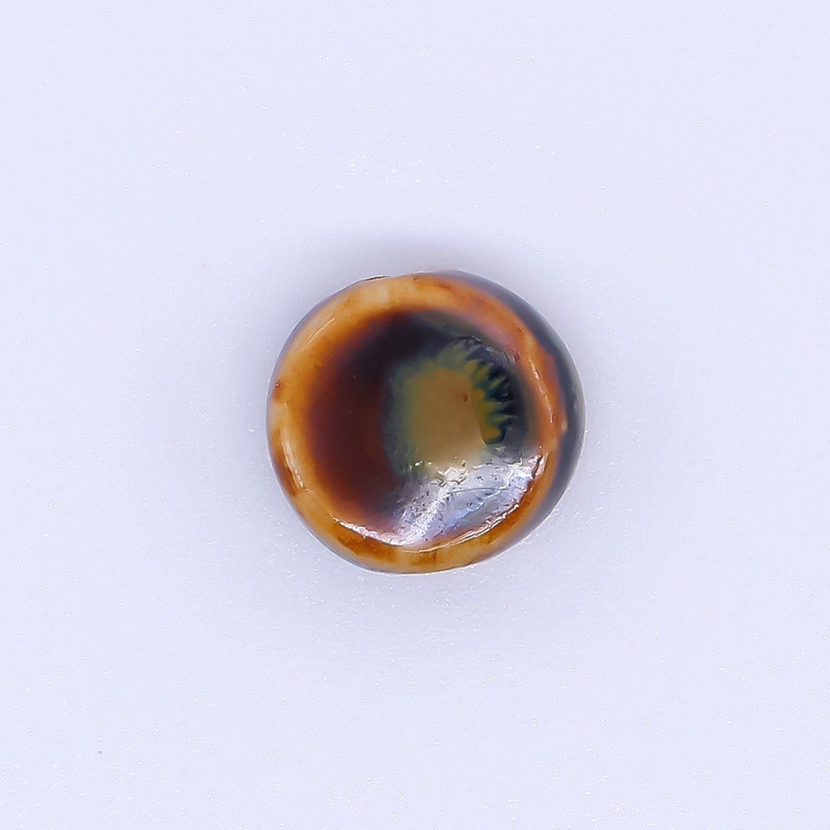 Ceramic Art Colorful Perfectly Circle Round Bead Spacer | B - 526 - B - 528, B - 535 - B - 538, B - 540 B - 541 B - 546, B - 548 - B - 550 - DLUXCA