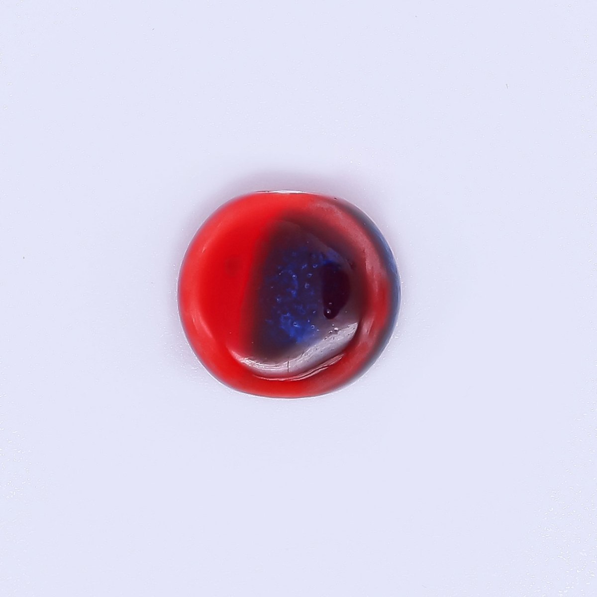 Ceramic Art Colorful Perfectly Circle Round Bead Spacer | B - 526 - B - 528, B - 535 - B - 538, B - 540 B - 541 B - 546, B - 548 - B - 550 - DLUXCA