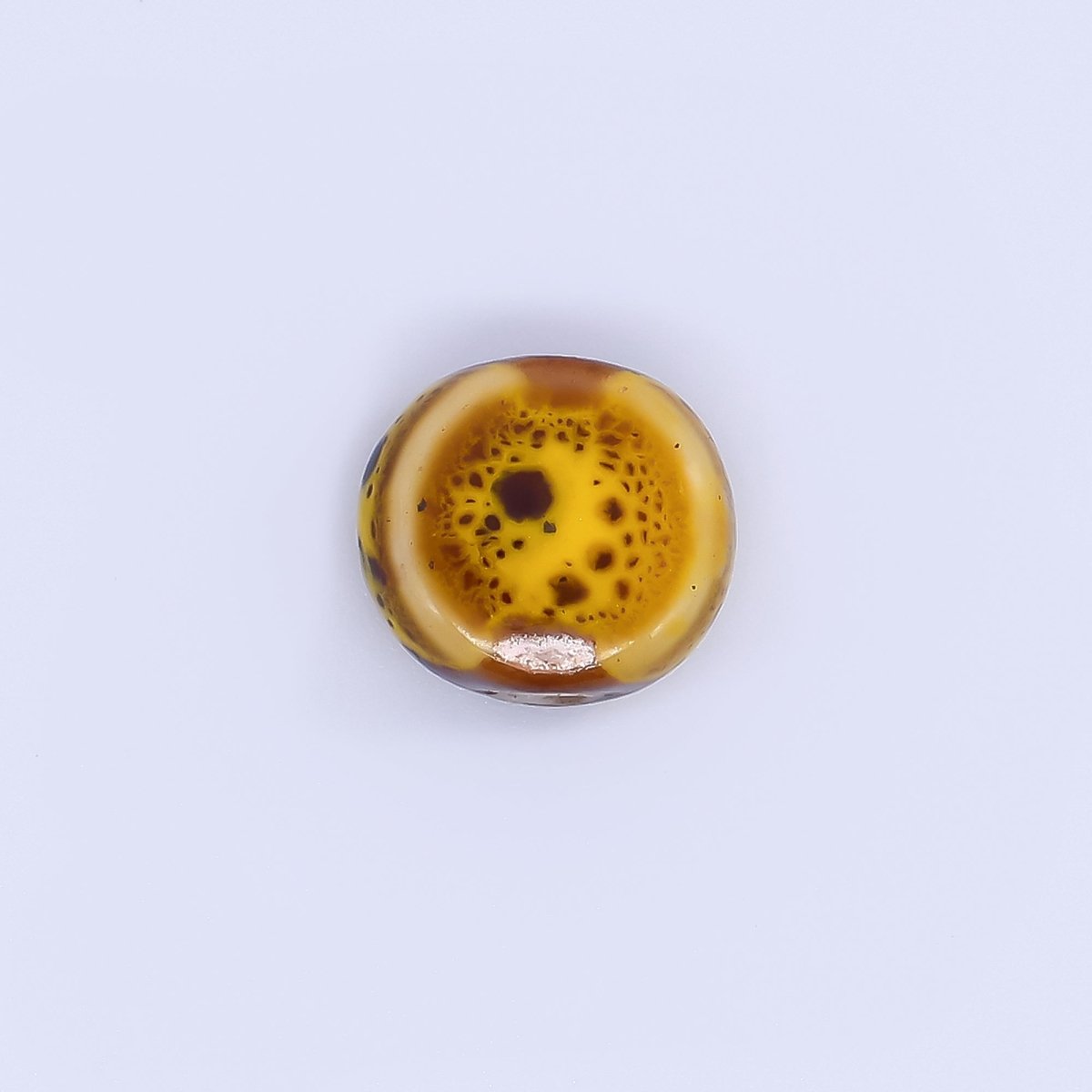 Ceramic Art Colorful Perfectly Circle Round Bead Spacer | B - 526 - B - 528, B - 535 - B - 538, B - 540 B - 541 B - 546, B - 548 - B - 550 - DLUXCA