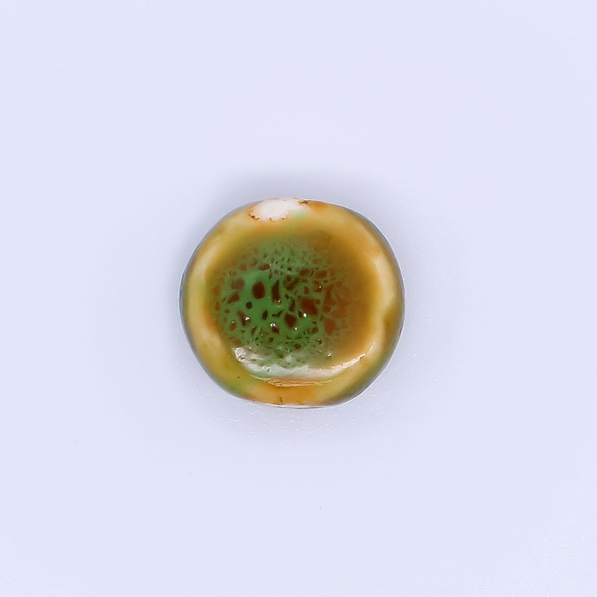 Ceramic Art Colorful Perfectly Circle Round Bead Spacer | B - 526 - B - 528, B - 535 - B - 538, B - 540 B - 541 B - 546, B - 548 - B - 550 - DLUXCA