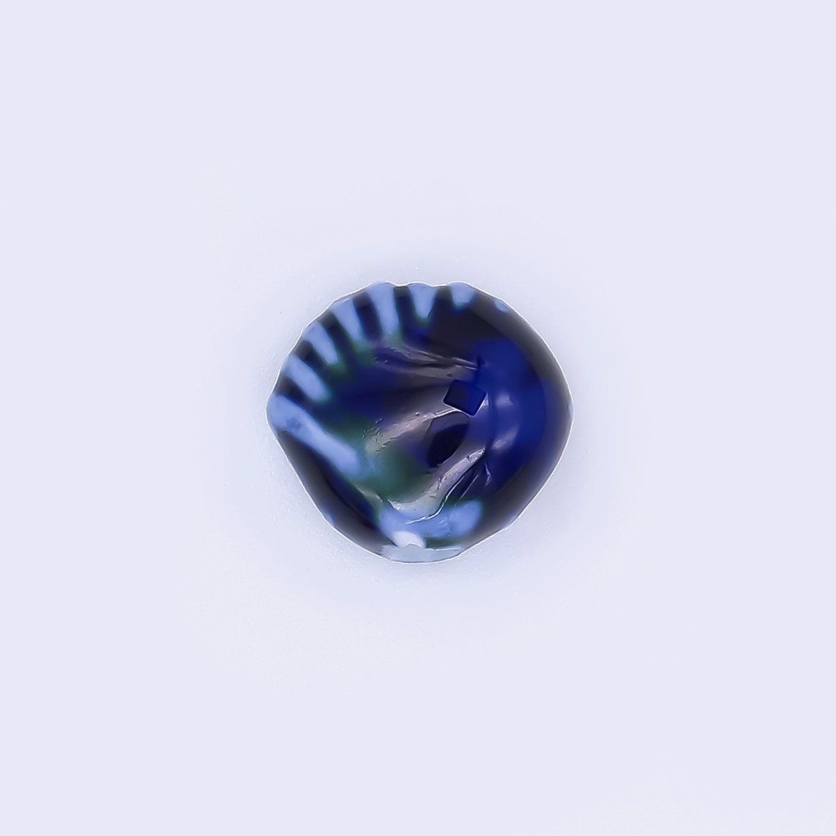 Ceramic Art Colorful Seashell - Shaped Bead Spacer | B - 799, B - 801 - B - 805 - DLUXCA