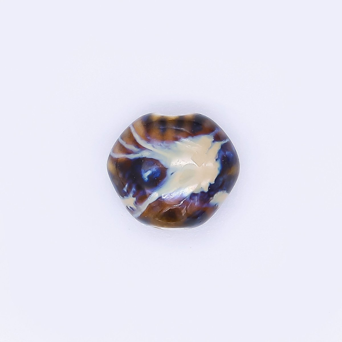 Ceramic Art Colorful Seashell - Shaped Bead Spacer | B - 799, B - 801 - B - 805 - DLUXCA