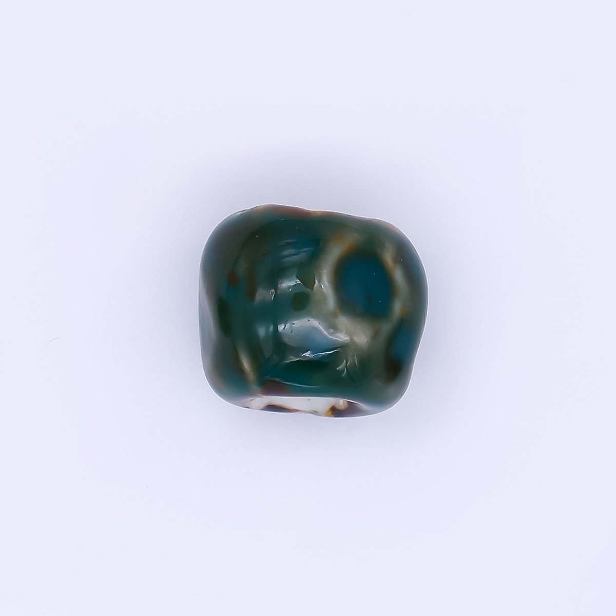 Ceramic Art Colorful Simple Rondelle Donut Bead Spacer | B - 701 B - 711 B - 712 B - 928 B - 929 - DLUXCA