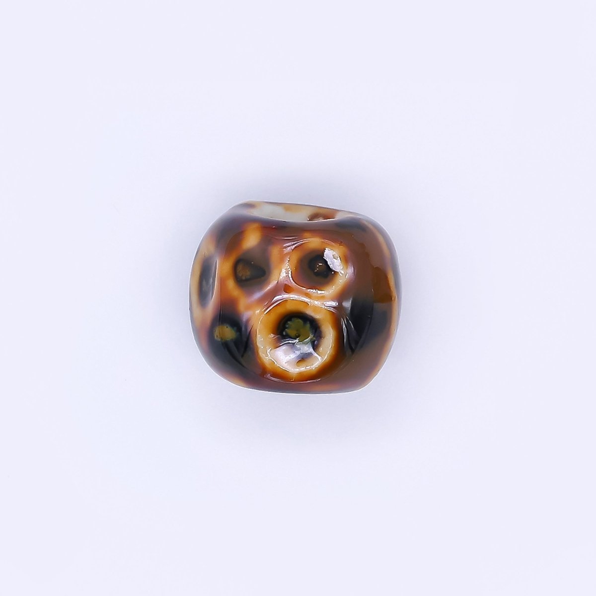 Ceramic Art Colorful Simple Rondelle Donut Bead Spacer | B - 701 B - 711 B - 712 B - 928 B - 929 - DLUXCA