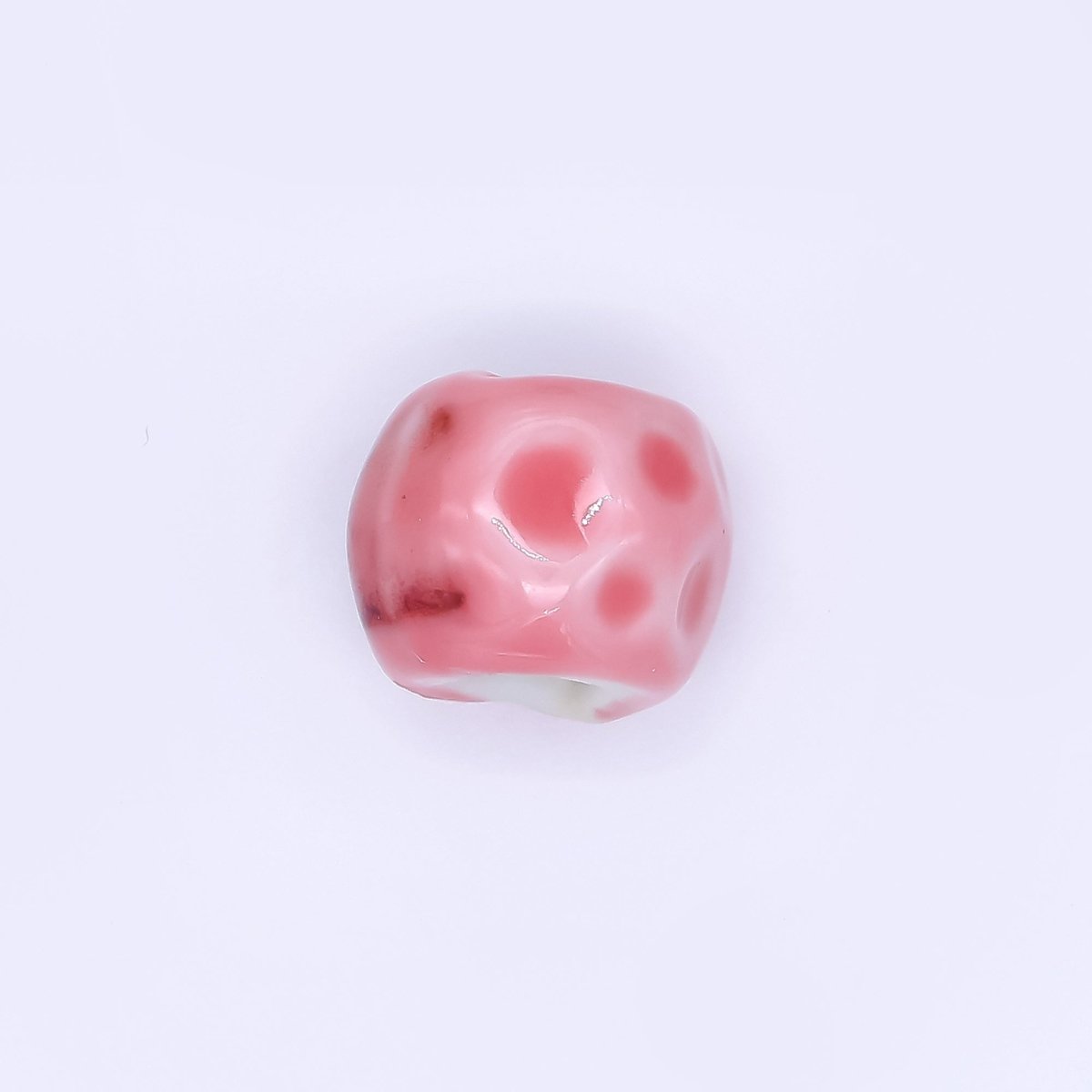 Ceramic Art Colorful Simple Rondelle Donut Bead Spacer | B - 701 B - 711 B - 712 B - 928 B - 929 - DLUXCA