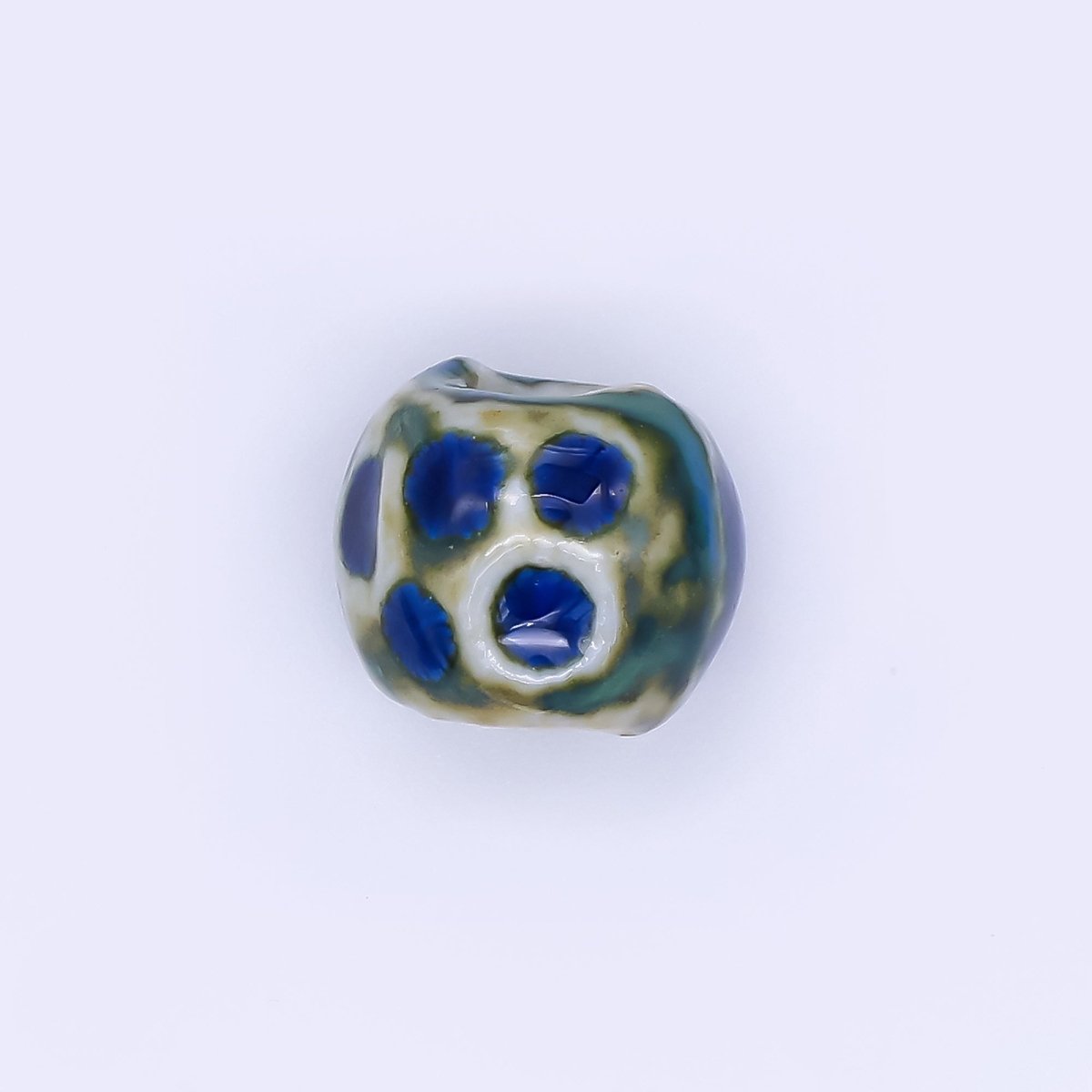 Ceramic Art Colorful Simple Rondelle Donut Bead Spacer | B - 701 B - 711 B - 712 B - 928 B - 929 - DLUXCA