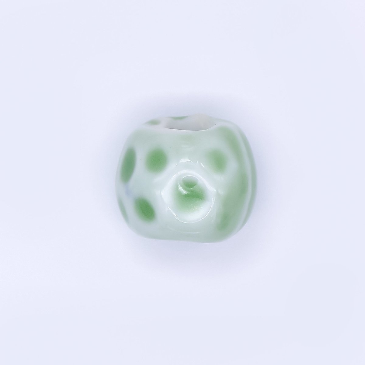Ceramic Art Colorful Simple Rondelle Donut Bead Spacer | B - 701 B - 711 B - 712 B - 928 B - 929 - DLUXCA