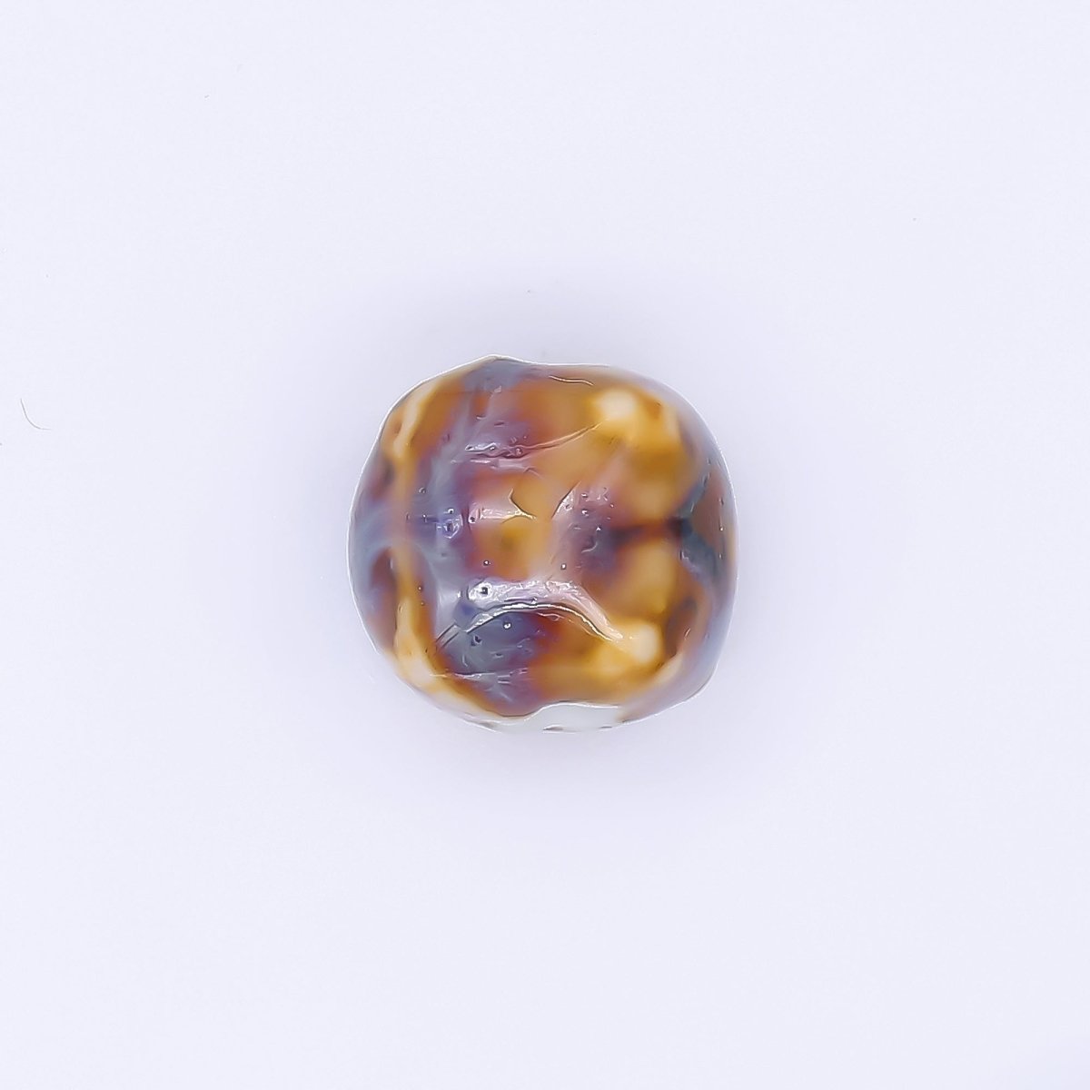 Ceramic Art Colorful Soft - Rounded Box Bead Spacer | B - 318 B - 328 B - 348 B - 355 B - 356 B - 367 B - 419 - DLUXCA