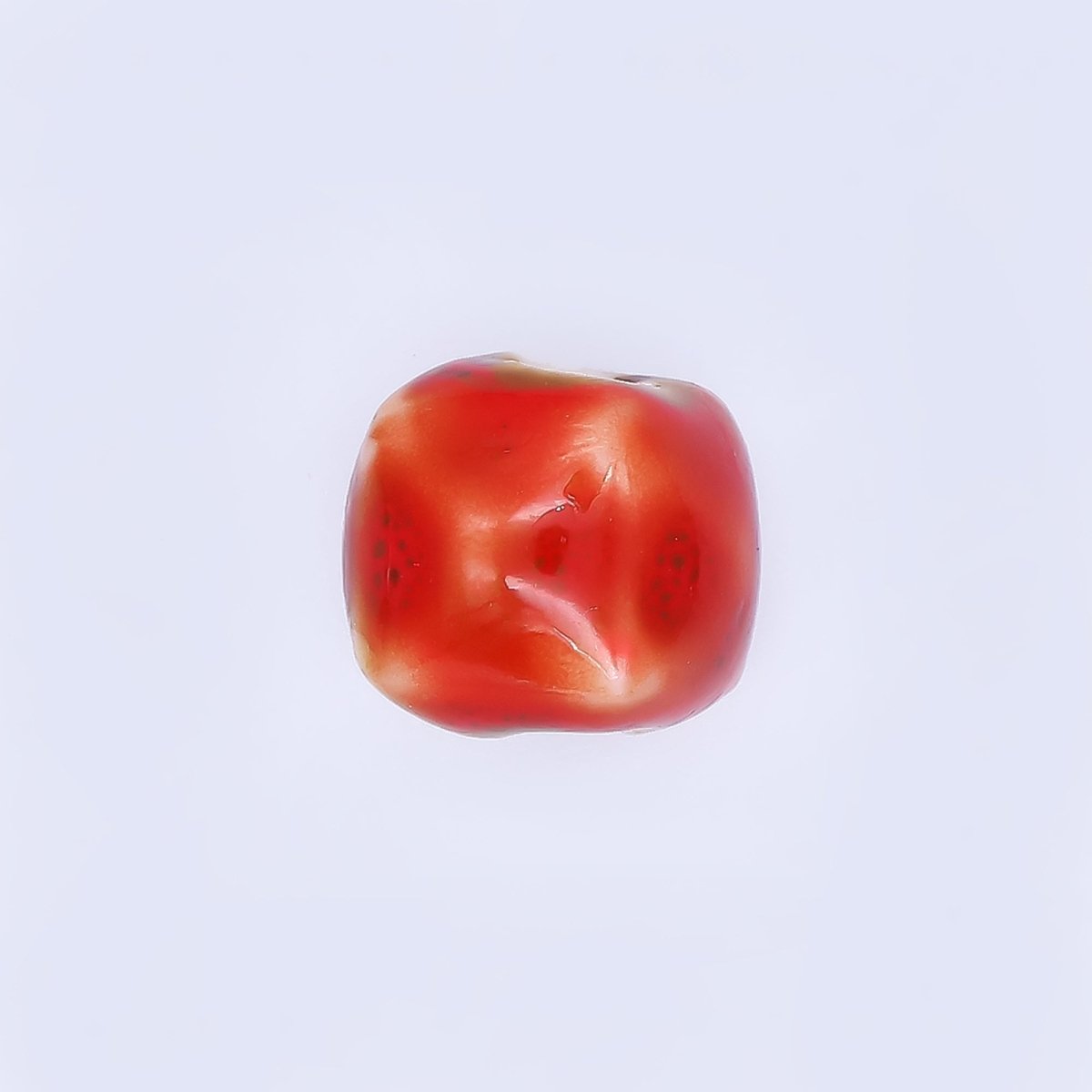 Ceramic Art Colorful Soft - Rounded Box Bead Spacer | B - 318 B - 328 B - 348 B - 355 B - 356 B - 367 B - 419 - DLUXCA