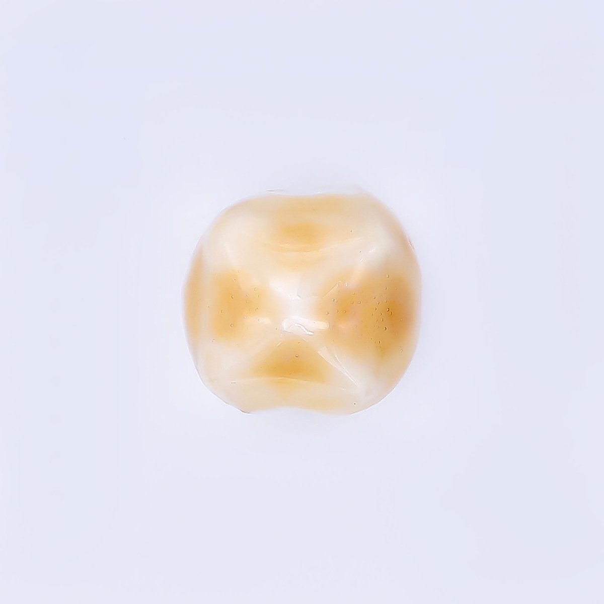 Ceramic Art Colorful Soft - Rounded Box Bead Spacer | B - 318 B - 328 B - 348 B - 355 B - 356 B - 367 B - 419 - DLUXCA